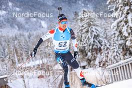 13.01.2022, Ruhpolding, Germany (GER): Kosuke Ozaki (JPN) - IBU World Cup Biathlon, sprint men, Ruhpolding (GER). www.nordicfocus.com. © Manzoni/NordicFocus. Every downloaded picture is fee-liable.