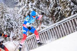 13.01.2022, Ruhpolding, Germany (GER): Daniil Serokhvostov (RUS) - IBU World Cup Biathlon, sprint men, Ruhpolding (GER). www.nordicfocus.com. © Manzoni/NordicFocus. Every downloaded picture is fee-liable.