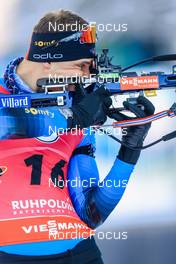 13.01.2022, Ruhpolding, Germany (GER): Emilien Jacquelin (FRA) - IBU World Cup Biathlon, sprint men, Ruhpolding (GER). www.nordicfocus.com. © Manzoni/NordicFocus. Every downloaded picture is fee-liable.