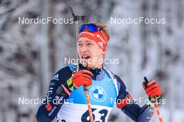 13.01.2022, Ruhpolding, Germany (GER): Benedikt Doll (GER) - IBU World Cup Biathlon, sprint men, Ruhpolding (GER). www.nordicfocus.com. © Manzoni/NordicFocus. Every downloaded picture is fee-liable.
