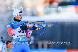 13.01.2022, Ruhpolding, Germany (GER): Said Karimulla Khalili (RUS) - IBU World Cup Biathlon, sprint men, Ruhpolding (GER). www.nordicfocus.com. © Manzoni/NordicFocus. Every downloaded picture is fee-liable.