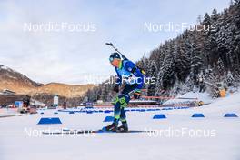 13.01.2022, Ruhpolding, Germany (GER): Maksim Varabei (BLR) - IBU World Cup Biathlon, sprint men, Ruhpolding (GER). www.nordicfocus.com. © Manzoni/NordicFocus. Every downloaded picture is fee-liable.
