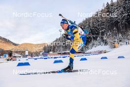 13.01.2022, Ruhpolding, Germany (GER): Oskar Brandt (SWE) - IBU World Cup Biathlon, sprint men, Ruhpolding (GER). www.nordicfocus.com. © Manzoni/NordicFocus. Every downloaded picture is fee-liable.