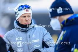 13.01.2022, Ruhpolding, Germany (GER): Johannes Dale (NOR) - IBU World Cup Biathlon, sprint men, Ruhpolding (GER). www.nordicfocus.com. © Manzoni/NordicFocus. Every downloaded picture is fee-liable.