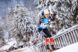 13.01.2022, Ruhpolding, Germany (GER): Adam Runnalls (CAN) - IBU World Cup Biathlon, sprint men, Ruhpolding (GER). www.nordicfocus.com. © Manzoni/NordicFocus. Every downloaded picture is fee-liable.