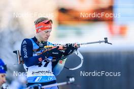 13.01.2022, Ruhpolding, Germany (GER): Roman Rees (GER) - IBU World Cup Biathlon, sprint men, Ruhpolding (GER). www.nordicfocus.com. © Manzoni/NordicFocus. Every downloaded picture is fee-liable.