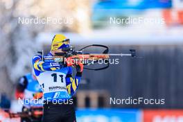13.01.2022, Ruhpolding, Germany (GER): Dmytro Pidruchnyi (UKR) - IBU World Cup Biathlon, sprint men, Ruhpolding (GER). www.nordicfocus.com. © Manzoni/NordicFocus. Every downloaded picture is fee-liable.