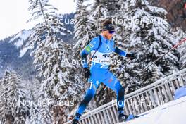 13.01.2022, Ruhpolding, Germany (GER): Antonin Guigonnat (FRA) - IBU World Cup Biathlon, sprint men, Ruhpolding (GER). www.nordicfocus.com. © Manzoni/NordicFocus. Every downloaded picture is fee-liable.