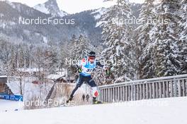 13.01.2022, Ruhpolding, Germany (GER): Tsukasa Kobonoki (JPN) - IBU World Cup Biathlon, sprint men, Ruhpolding (GER). www.nordicfocus.com. © Manzoni/NordicFocus. Every downloaded picture is fee-liable.