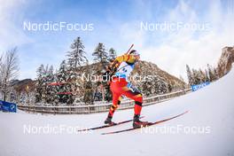 13.01.2022, Ruhpolding, Germany (GER): Florent Claude (BEL) - IBU World Cup Biathlon, sprint men, Ruhpolding (GER). www.nordicfocus.com. © Manzoni/NordicFocus. Every downloaded picture is fee-liable.