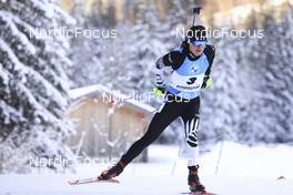 13.01.2022, Ruhpolding, Germany (GER): Campbell Wright (NZL) - IBU World Cup Biathlon, sprint men, Ruhpolding (GER). www.nordicfocus.com. © Manzoni/NordicFocus. Every downloaded picture is fee-liable.