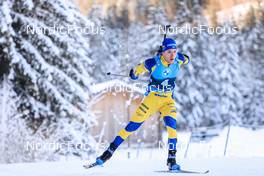13.01.2022, Ruhpolding, Germany (GER): Sebastian Samuelsson (SWE) - IBU World Cup Biathlon, sprint men, Ruhpolding (GER). www.nordicfocus.com. © Manzoni/NordicFocus. Every downloaded picture is fee-liable.