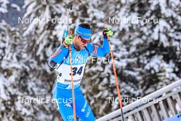 13.01.2022, Ruhpolding, Germany (GER): Thomas Bormolini (ITA) - IBU World Cup Biathlon, sprint men, Ruhpolding (GER). www.nordicfocus.com. © Manzoni/NordicFocus. Every downloaded picture is fee-liable.