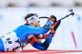 13.01.2022, Ruhpolding, Germany (GER): Fabien Claude (FRA) - IBU World Cup Biathlon, sprint men, Ruhpolding (GER). www.nordicfocus.com. © Manzoni/NordicFocus. Every downloaded picture is fee-liable.