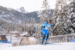 13.01.2022, Ruhpolding, Germany (GER): Antonin Guigonnat (FRA) - IBU World Cup Biathlon, sprint men, Ruhpolding (GER). www.nordicfocus.com. © Manzoni/NordicFocus. Every downloaded picture is fee-liable.