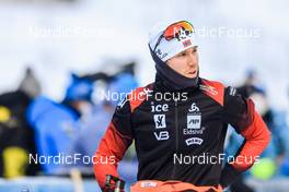 13.01.2022, Ruhpolding, Germany (GER): Erlend Bjoentegaard (NOR) - IBU World Cup Biathlon, sprint men, Ruhpolding (GER). www.nordicfocus.com. © Manzoni/NordicFocus. Every downloaded picture is fee-liable.