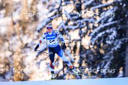 12.01.2022, Ruhpolding, Germany (GER): Lucie Charvatova (CZE) - IBU World Cup Biathlon, sprint women, Ruhpolding (GER). www.nordicfocus.com. © Manzoni/NordicFocus. Every downloaded picture is fee-liable.