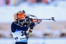12.01.2022, Ruhpolding, Germany (GER): Franziska Hildebrand (GER) - IBU World Cup Biathlon, sprint women, Ruhpolding (GER). www.nordicfocus.com. © Manzoni/NordicFocus. Every downloaded picture is fee-liable.