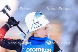 12.01.2022, Ruhpolding, Germany (GER): Tiril Eckhoff (NOR) - IBU World Cup Biathlon, sprint women, Ruhpolding (GER). www.nordicfocus.com. © Manzoni/NordicFocus. Every downloaded picture is fee-liable.