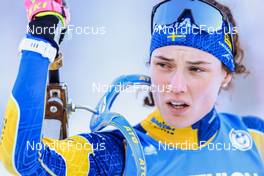 12.01.2022, Ruhpolding, Germany (GER): Hanna Oeberg (SWE) - IBU World Cup Biathlon, sprint women, Ruhpolding (GER). www.nordicfocus.com. © Manzoni/NordicFocus. Every downloaded picture is fee-liable.