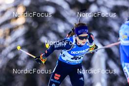 12.01.2022, Ruhpolding, Germany (GER): Marion Wiesensarter (GER) - IBU World Cup Biathlon, sprint women, Ruhpolding (GER). www.nordicfocus.com. © Manzoni/NordicFocus. Every downloaded picture is fee-liable.