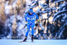 12.01.2022, Ruhpolding, Germany (GER): Lisa Vittozzi (ITA) - IBU World Cup Biathlon, sprint women, Ruhpolding (GER). www.nordicfocus.com. © Manzoni/NordicFocus. Every downloaded picture is fee-liable.