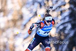 12.01.2022, Ruhpolding, Germany (GER): Emily Dickson (CAN) - IBU World Cup Biathlon, sprint women, Ruhpolding (GER). www.nordicfocus.com. © Manzoni/NordicFocus. Every downloaded picture is fee-liable.