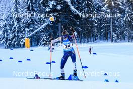 12.01.2022, Ruhpolding, Germany (GER): Clare Egan (USA) - IBU World Cup Biathlon, sprint women, Ruhpolding (GER). www.nordicfocus.com. © Manzoni/NordicFocus. Every downloaded picture is fee-liable.