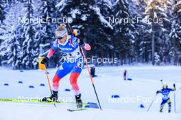12.01.2022, Ruhpolding, Germany (GER): Kristina Reztsova (RUS) - IBU World Cup Biathlon, sprint women, Ruhpolding (GER). www.nordicfocus.com. © Manzoni/NordicFocus. Every downloaded picture is fee-liable.