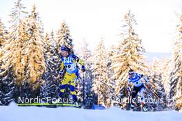 12.01.2022, Ruhpolding, Germany (GER): Linn Persson (SWE), Jessica Jislova (CZE), (l-r) - IBU World Cup Biathlon, sprint women, Ruhpolding (GER). www.nordicfocus.com. © Manzoni/NordicFocus. Every downloaded picture is fee-liable.