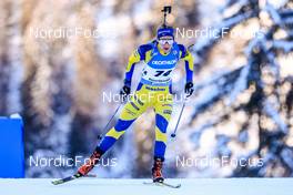12.01.2022, Ruhpolding, Germany (GER): Stina Nilsson (SWE) - IBU World Cup Biathlon, sprint women, Ruhpolding (GER). www.nordicfocus.com. © Manzoni/NordicFocus. Every downloaded picture is fee-liable.