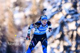 12.01.2022, Ruhpolding, Germany (GER): Regina Oja (EST) - IBU World Cup Biathlon, sprint women, Ruhpolding (GER). www.nordicfocus.com. © Manzoni/NordicFocus. Every downloaded picture is fee-liable.