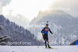 11.01.2022, Ruhpolding, Germany (GER): Thomas Bormolini (ITA) - IBU World Cup Biathlon, training, Ruhpolding (GER). www.nordicfocus.com. © Manzoni/NordicFocus. Every downloaded picture is fee-liable.