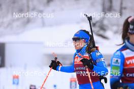 11.01.2022, Ruhpolding, Germany (GER): Dorothea Wierer (ITA) - IBU World Cup Biathlon, training, Ruhpolding (GER). www.nordicfocus.com. © Manzoni/NordicFocus. Every downloaded picture is fee-liable.