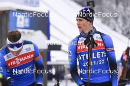 11.01.2022, Ruhpolding, Germany (GER): Eric Perrot (FRA) - IBU World Cup Biathlon, training, Ruhpolding (GER). www.nordicfocus.com. © Manzoni/NordicFocus. Every downloaded picture is fee-liable.