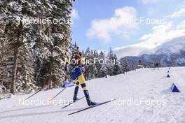 11.01.2022, Ruhpolding, Germany (GER): Elvira Oeberg (SWE) - IBU World Cup Biathlon, training, Ruhpolding (GER). www.nordicfocus.com. © Manzoni/NordicFocus. Every downloaded picture is fee-liable.