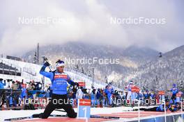 11.01.2022, Ruhpolding, Germany (GER): Antonin Guigonnat (FRA) - IBU World Cup Biathlon, training, Ruhpolding (GER). www.nordicfocus.com. © Manzoni/NordicFocus. Every downloaded picture is fee-liable.