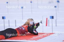 11.01.2022, Ruhpolding, Germany (GER): Sarah Beaudry (CAN) - IBU World Cup Biathlon, training, Ruhpolding (GER). www.nordicfocus.com. © Manzoni/NordicFocus. Every downloaded picture is fee-liable.