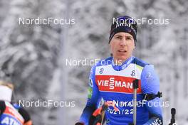 11.01.2022, Ruhpolding, Germany (GER): Quentin Fillon Maillet (FRA) - IBU World Cup Biathlon, training, Ruhpolding (GER). www.nordicfocus.com. © Manzoni/NordicFocus. Every downloaded picture is fee-liable.