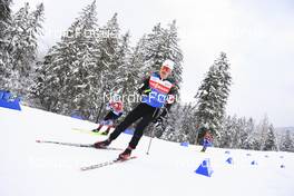 11.01.2022, Ruhpolding, Germany (GER): Adam Runnalls (CAN) - IBU World Cup Biathlon, training, Ruhpolding (GER). www.nordicfocus.com. © Manzoni/NordicFocus. Every downloaded picture is fee-liable.