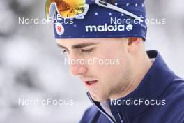 11.01.2022, Ruhpolding, Germany (GER): Sean Doherty (USA) - IBU World Cup Biathlon, training, Ruhpolding (GER). www.nordicfocus.com. © Manzoni/NordicFocus. Every downloaded picture is fee-liable.