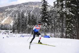 11.01.2022, Ruhpolding, Germany (GER): Tsukasa Kobonoki (JPN) - IBU World Cup Biathlon, training, Ruhpolding (GER). www.nordicfocus.com. © Manzoni/NordicFocus. Every downloaded picture is fee-liable.