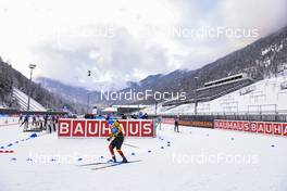 11.01.2022, Ruhpolding, Germany (GER): Cesar Beauvais (BEL) - IBU World Cup Biathlon, training, Ruhpolding (GER). www.nordicfocus.com. © Manzoni/NordicFocus. Every downloaded picture is fee-liable.
