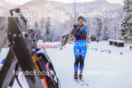 11.01.2022, Ruhpolding, Germany (GER): Anais Bescond (FRA) - IBU World Cup Biathlon, training, Ruhpolding (GER). www.nordicfocus.com. © Manzoni/NordicFocus. Every downloaded picture is fee-liable.