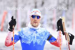 11.01.2022, Ruhpolding, Germany (GER): Anton Babikov (RUS) - IBU World Cup Biathlon, training, Ruhpolding (GER). www.nordicfocus.com. © Manzoni/NordicFocus. Every downloaded picture is fee-liable.