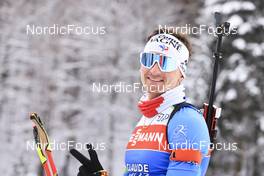 11.01.2022, Ruhpolding, Germany (GER): Fabien Claude (FRA) - IBU World Cup Biathlon, training, Ruhpolding (GER). www.nordicfocus.com. © Manzoni/NordicFocus. Every downloaded picture is fee-liable.