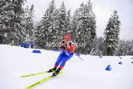 11.01.2022, Ruhpolding, Germany (GER): Event Feature: Russian coach on the track - IBU World Cup Biathlon, training, Ruhpolding (GER). www.nordicfocus.com. © Manzoni/NordicFocus. Every downloaded picture is fee-liable.