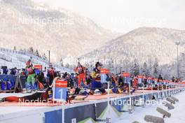 11.01.2022, Ruhpolding, Germany (GER): Undefined athlete competes - IBU World Cup Biathlon, training, Ruhpolding (GER). www.nordicfocus.com. © Manzoni/NordicFocus. Every downloaded picture is fee-liable.
