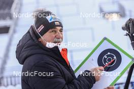 11.01.2022, Ruhpolding, Germany (GER): Alexandr Kasperovich (RUS) - IBU World Cup Biathlon, training, Ruhpolding (GER). www.nordicfocus.com. © Manzoni/NordicFocus. Every downloaded picture is fee-liable.