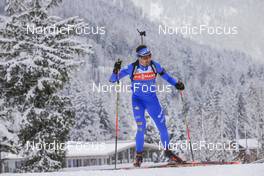 11.01.2022, Ruhpolding, Germany (GER): Dominik Windisch (ITA) - IBU World Cup Biathlon, training, Ruhpolding (GER). www.nordicfocus.com. © Manzoni/NordicFocus. Every downloaded picture is fee-liable.